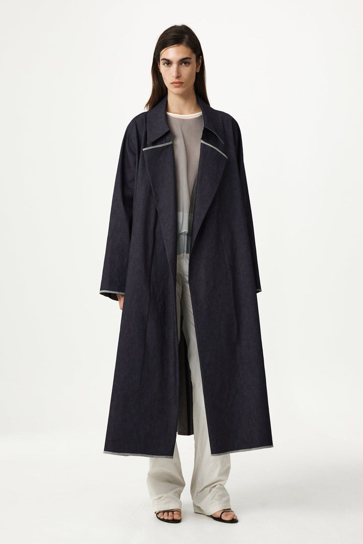 Oran Denim Trench