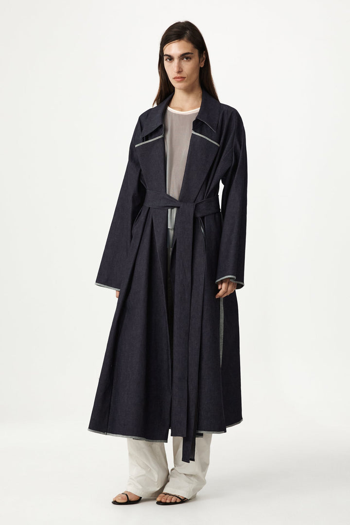 Oran Denim Trench