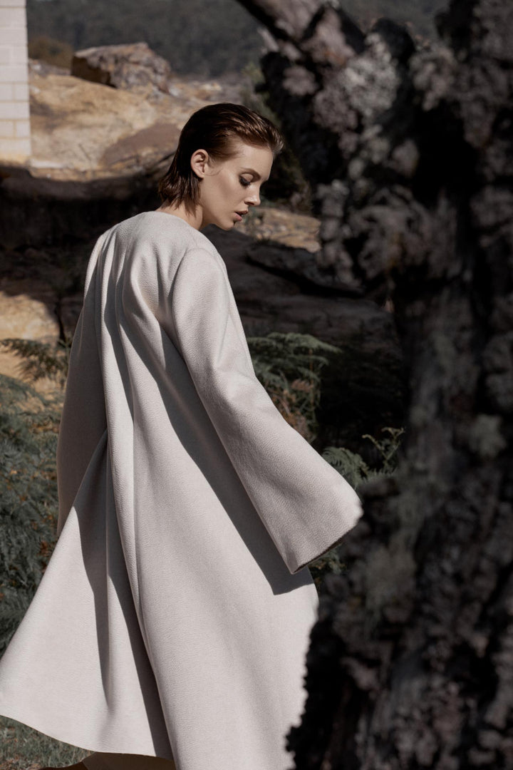 CARL KAPP AW2019 collection in Sydney Australia | Double Faced Cashmere Coat