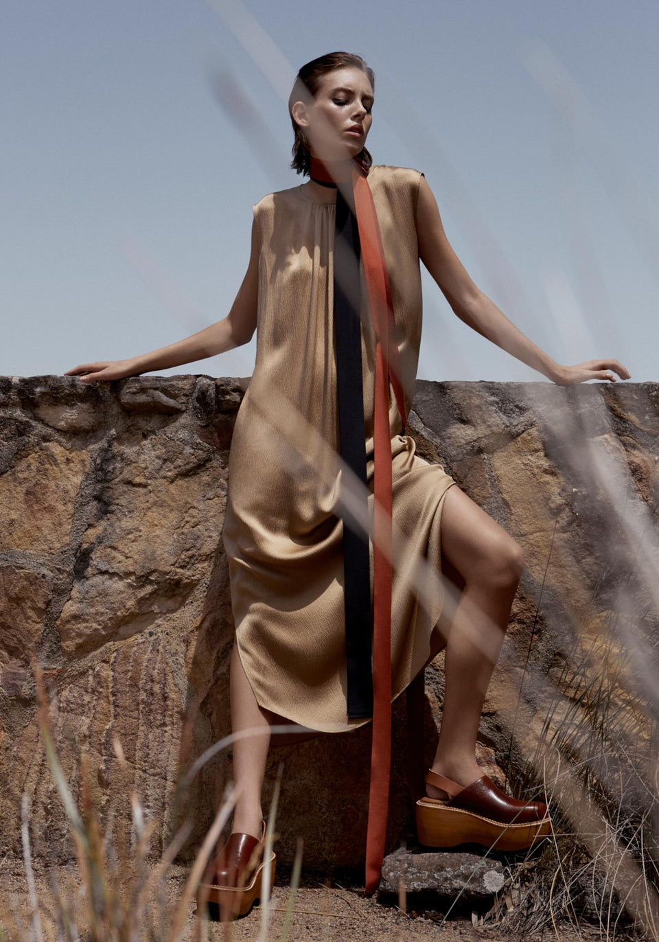 CARL KAPP AW2019 collection in Sydney Australia | Oriole Silk Dress