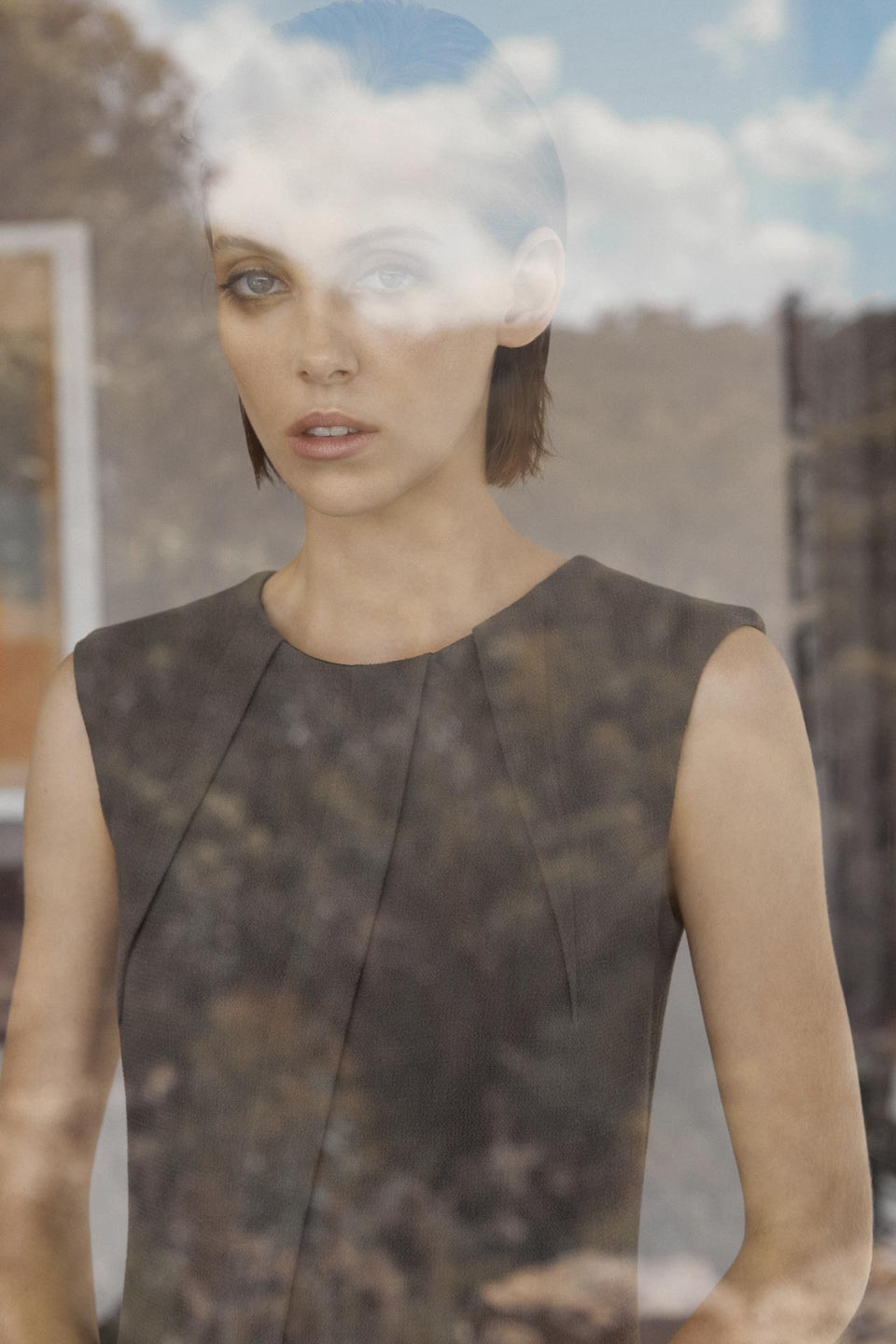 CARL KAPP AW2019 collection in Sydney Australia | Starling Wool Crepe Dress