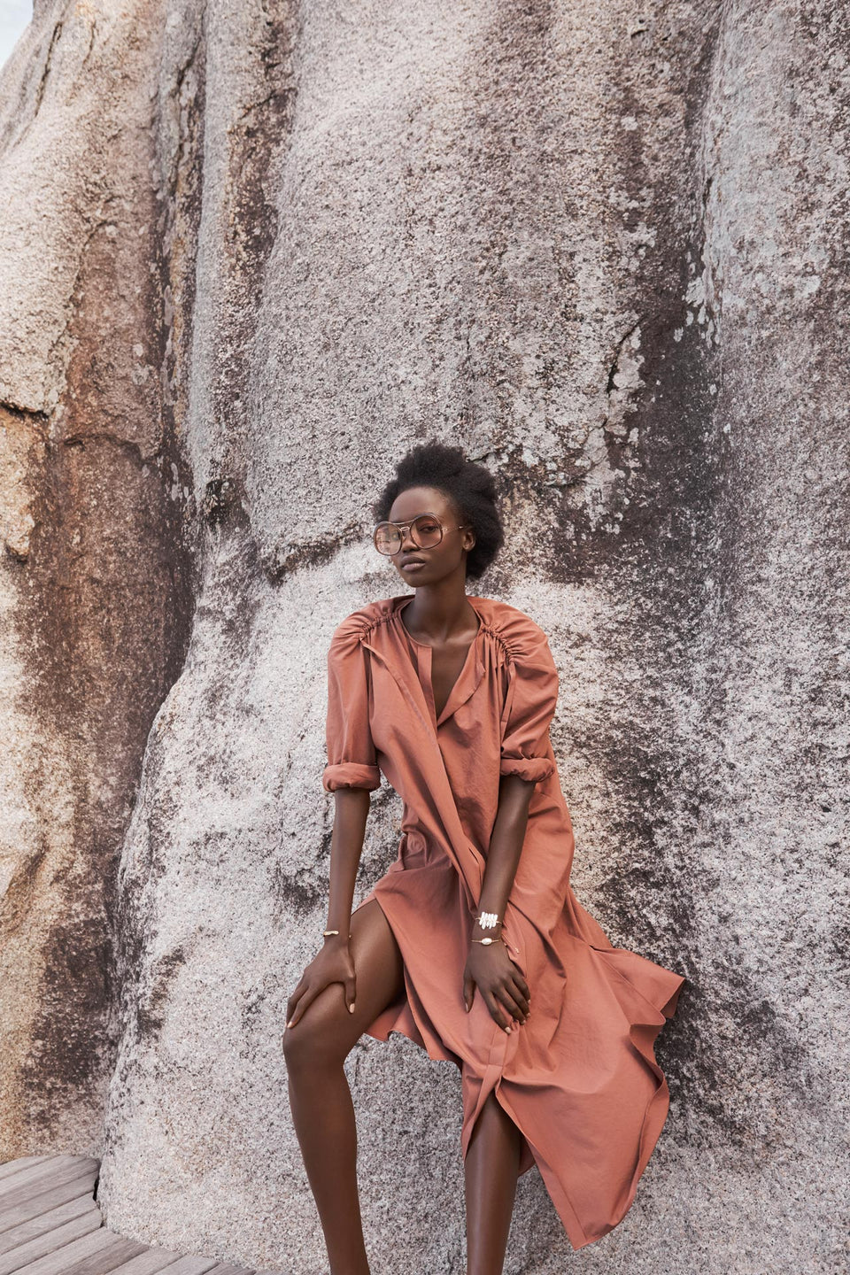 CARL KAPP SS2020 collection in Seychelles Six Senses Zil Pasyon | Cocos dress