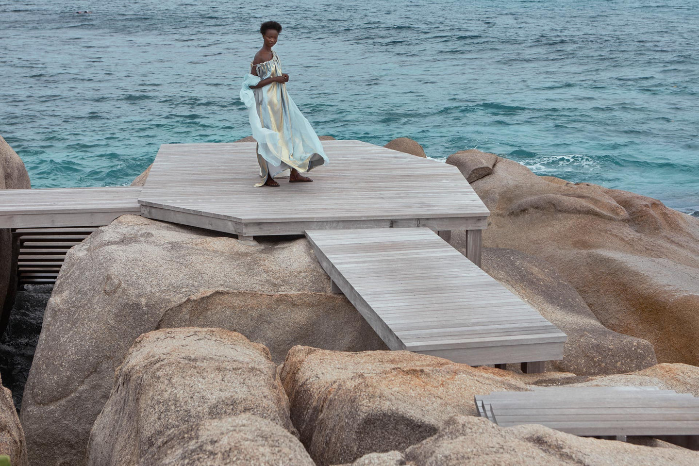 CARL KAPP SS2020 collection in Seychelles Six Senses Zil Pasyon | Indian Ocean Dress, Paradise Trench