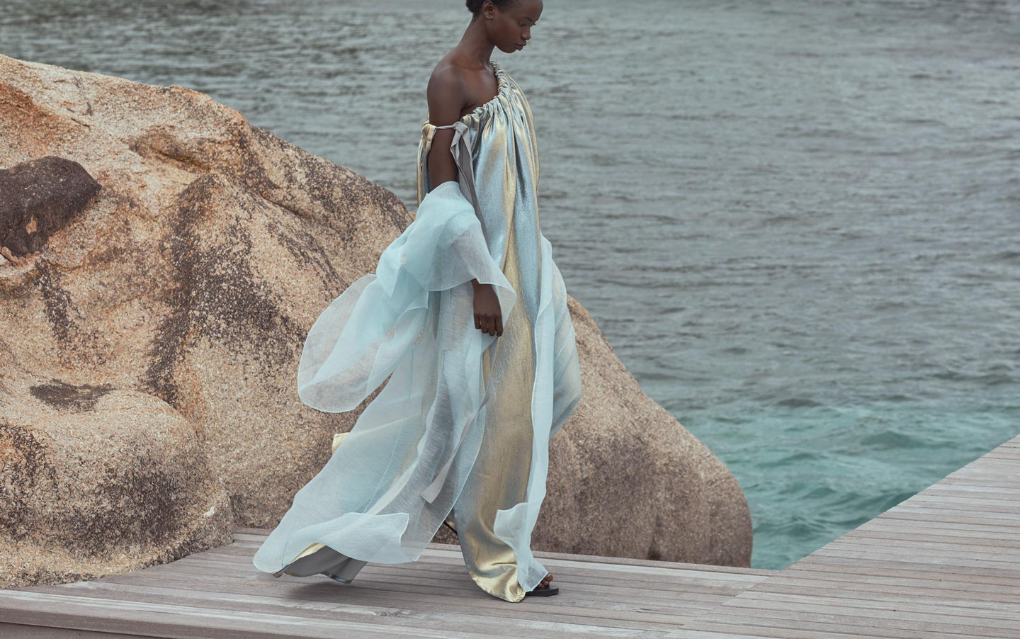 CARL KAPP SS2020 collection in Seychelles Six Senses Zil Pasyon | Indian Ocean Dress, Paradise Trench