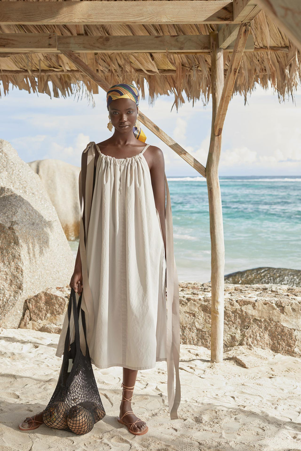 CARL KAPP SS2020 collection in Seychelles | La Digue dress
