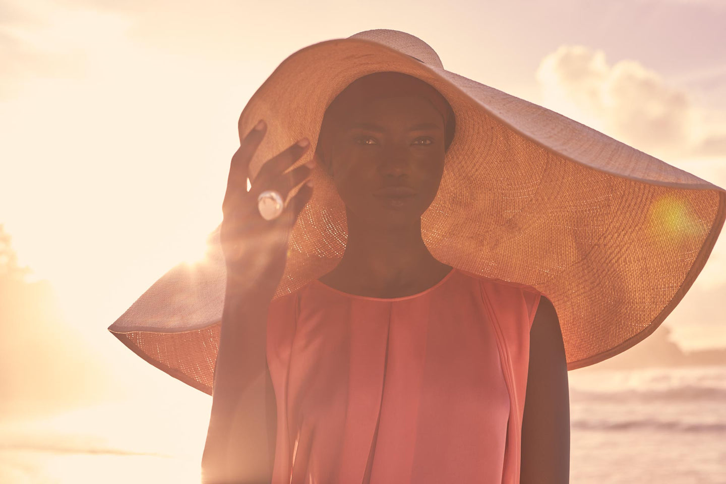 CARL KAPP SS2020 collection in Seychelles Six Senses Zil Pasyon | Palm dress