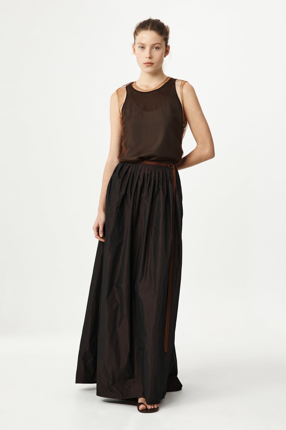 Cascade Taffeta Skirt