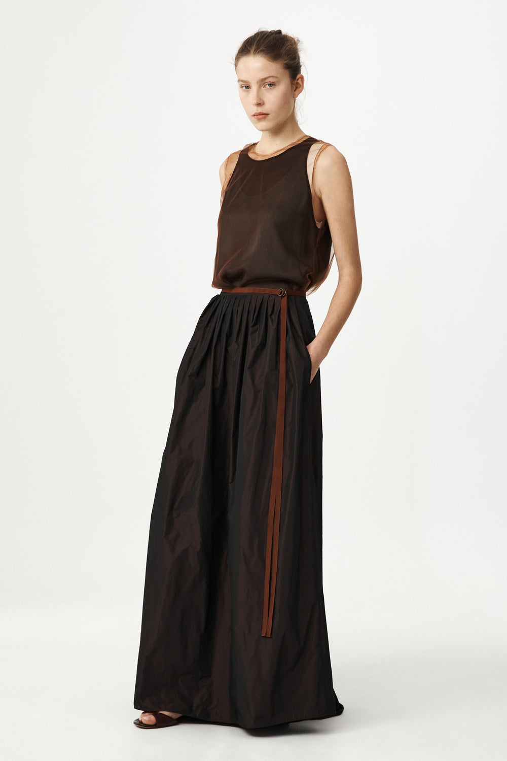 Cascade Taffeta Skirt