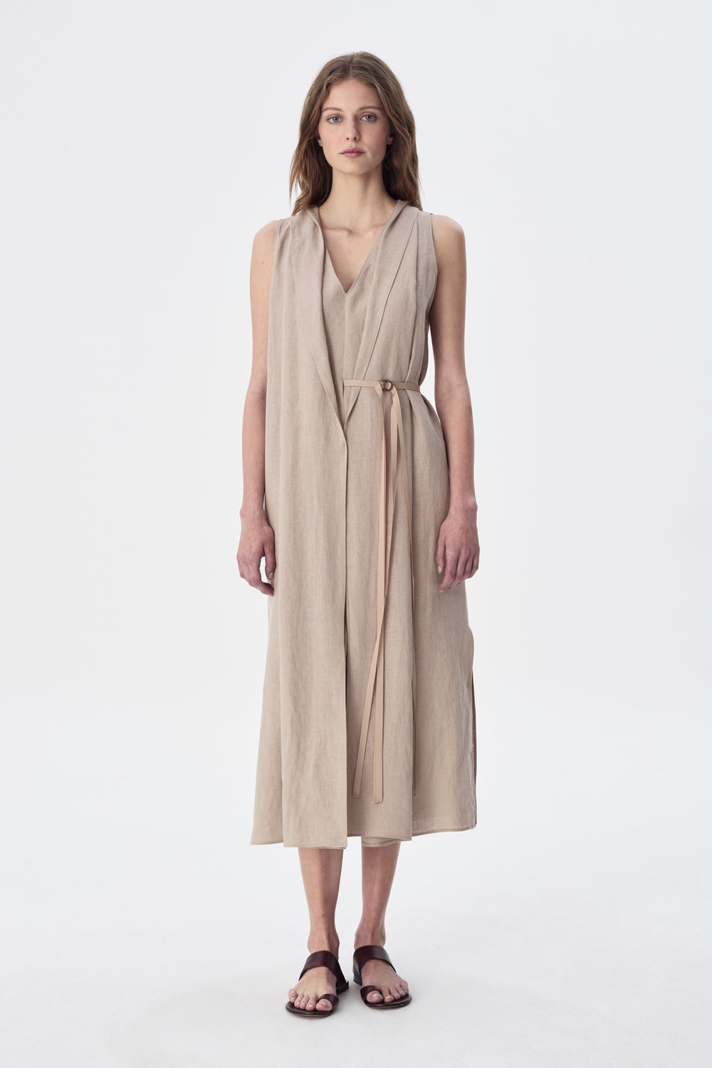 Coya Linen Midi Dress