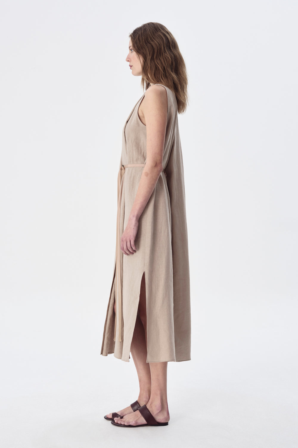 Coya Linen Midi Dress