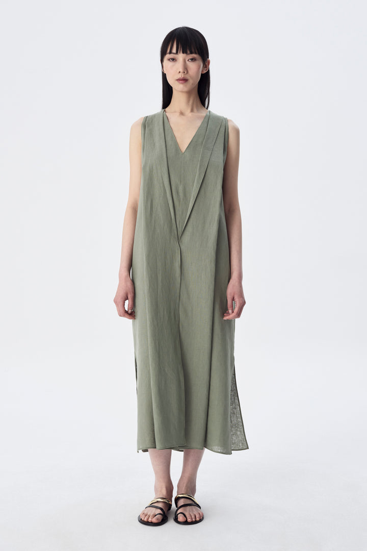 Coya Linen Midi Dress