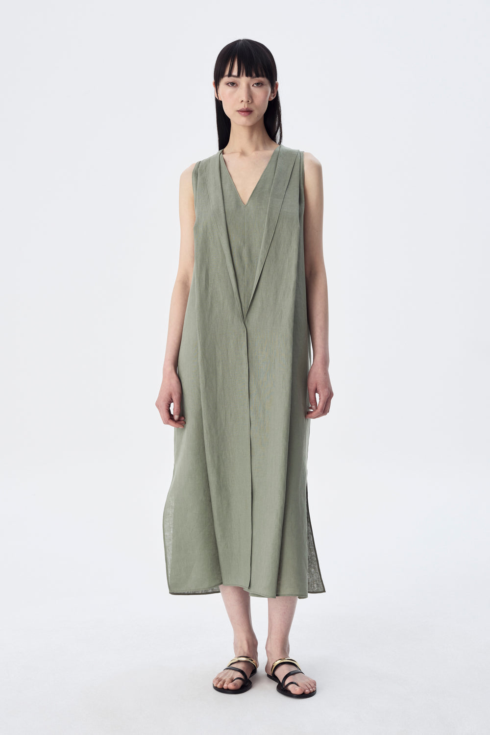 Coya Linen Midi Dress