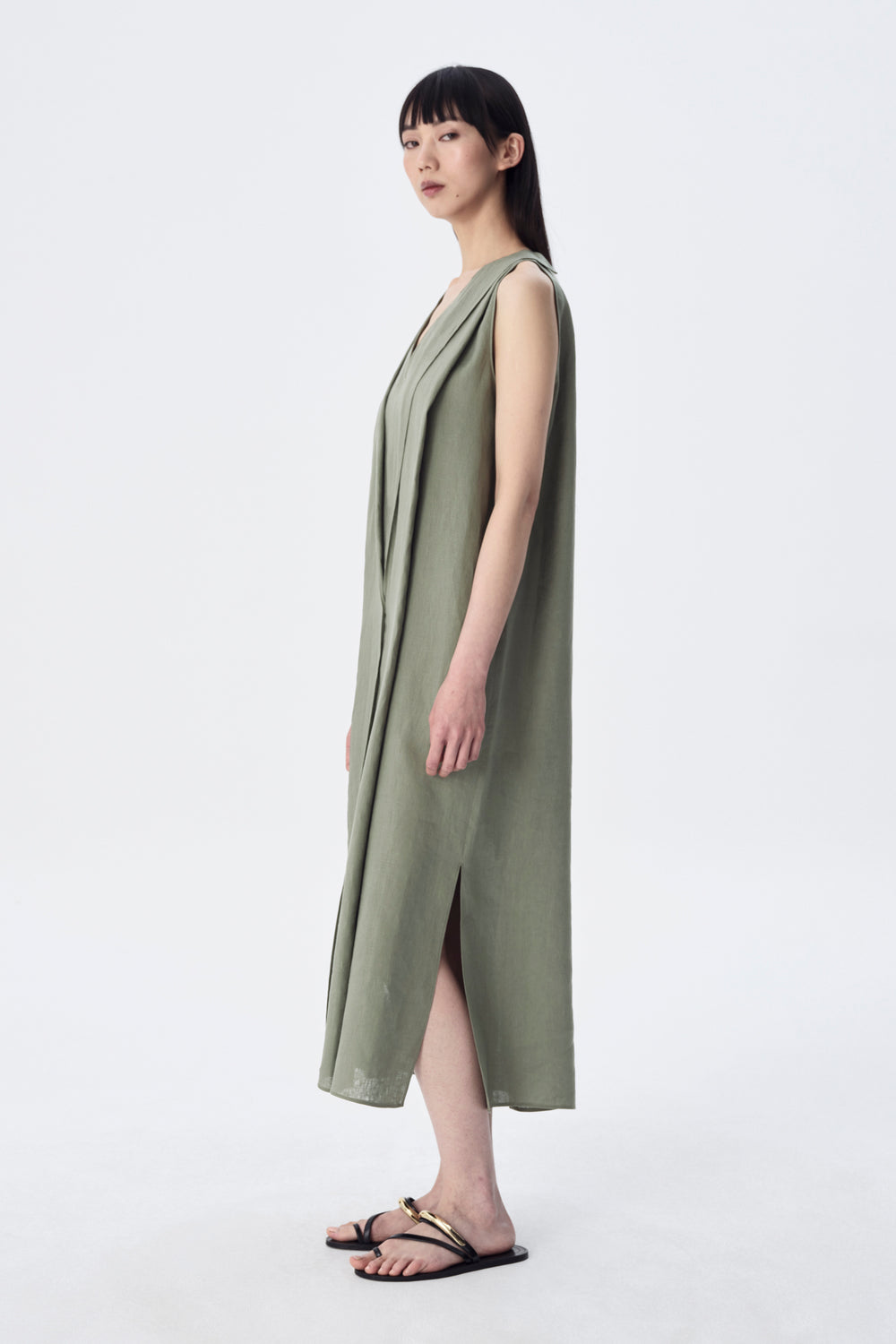 Coya Linen Midi Dress