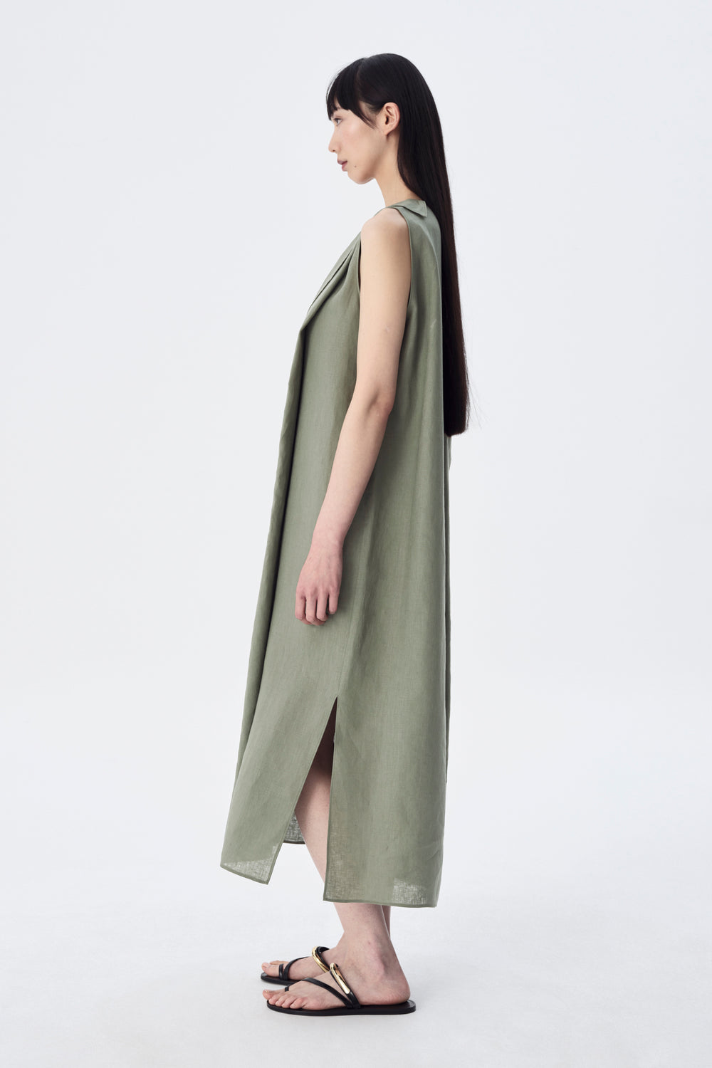 Coya Linen Midi Dress