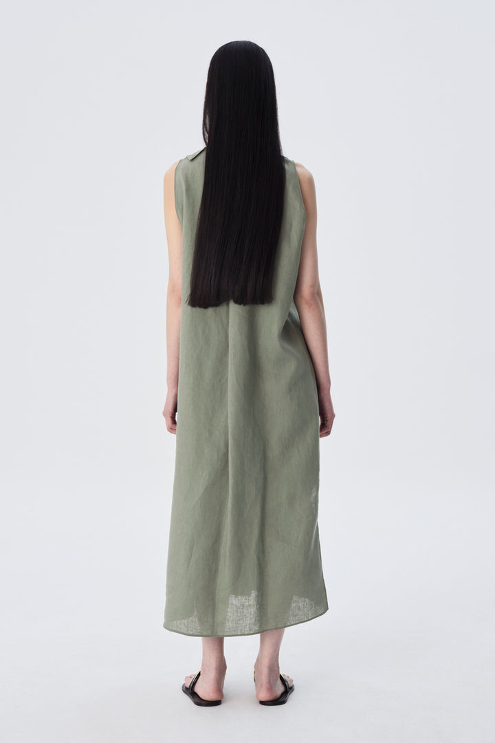 Coya Linen Midi Dress