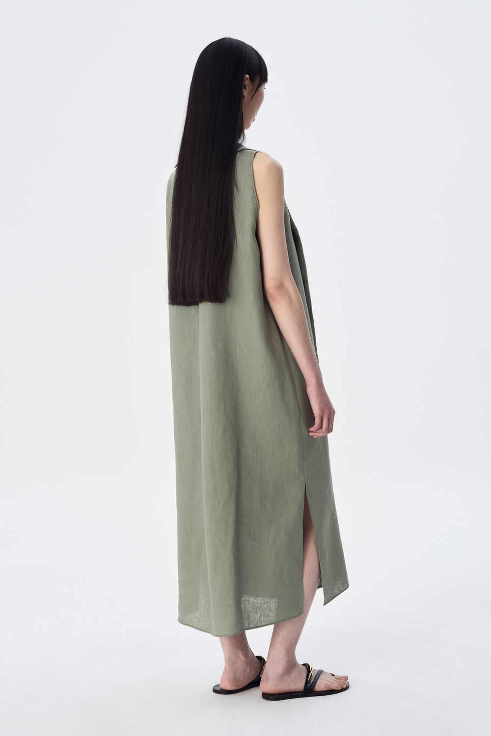 Coya Linen Midi Dress