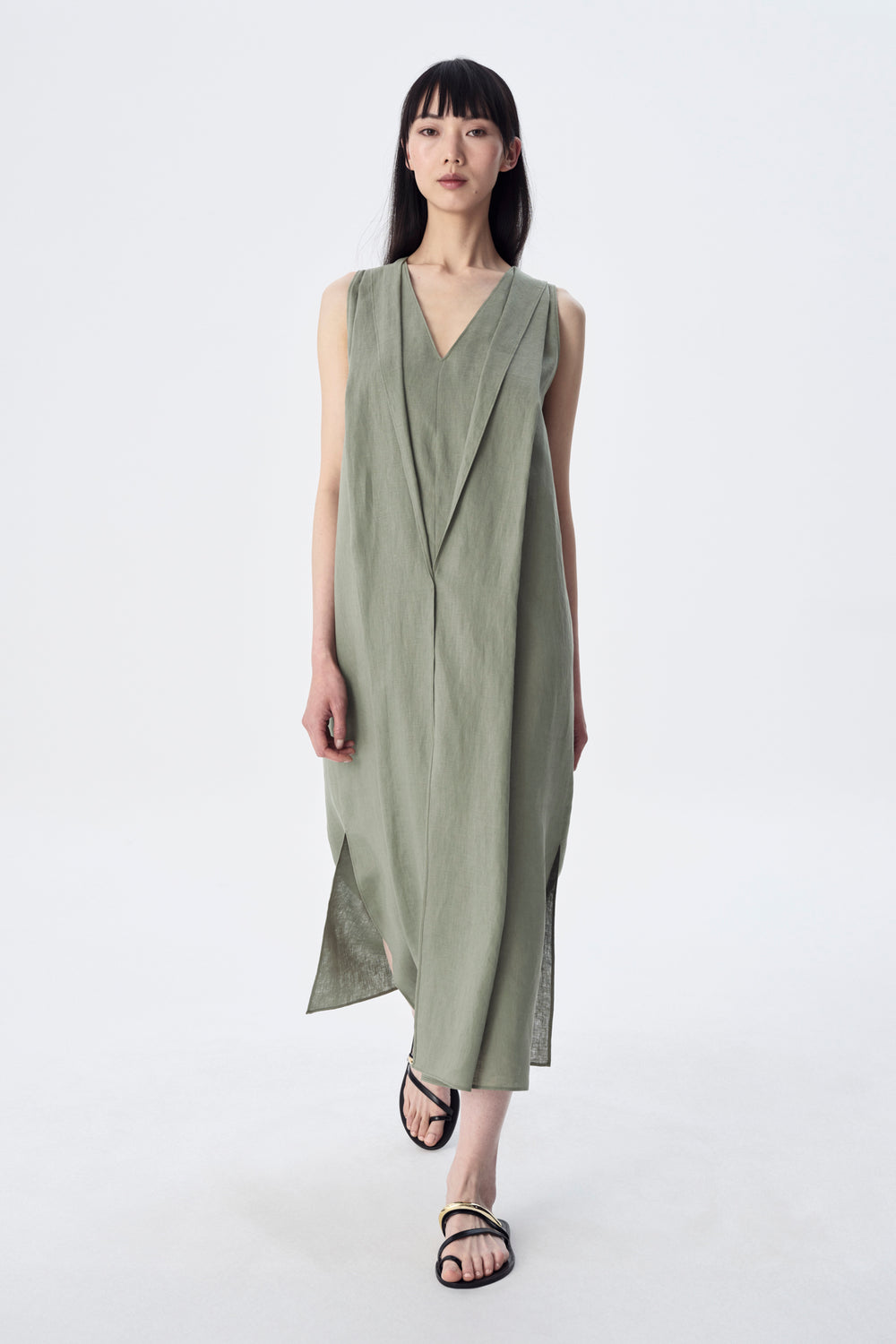 Coya Linen Midi Dress