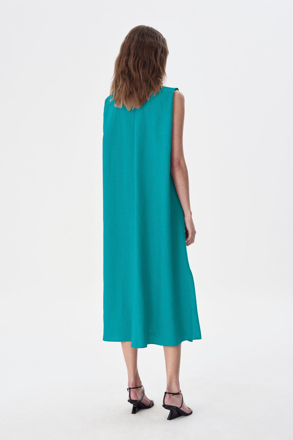 Judean Linen Shirt Dress