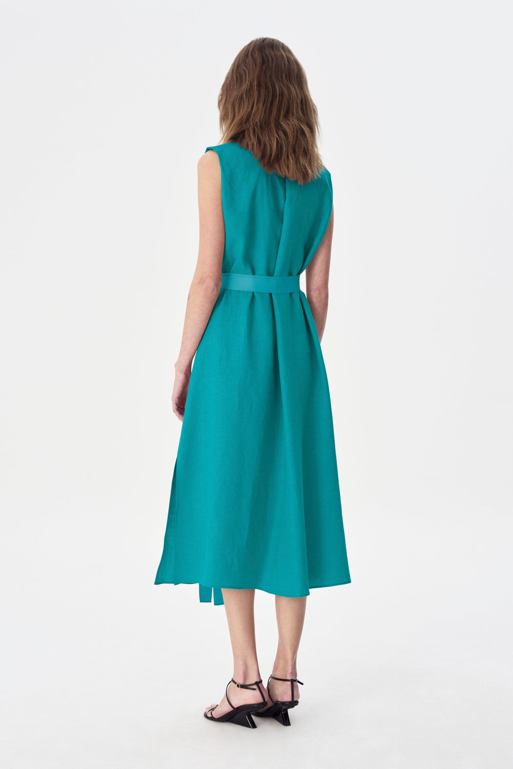 Judean Linen Shirt Dress
