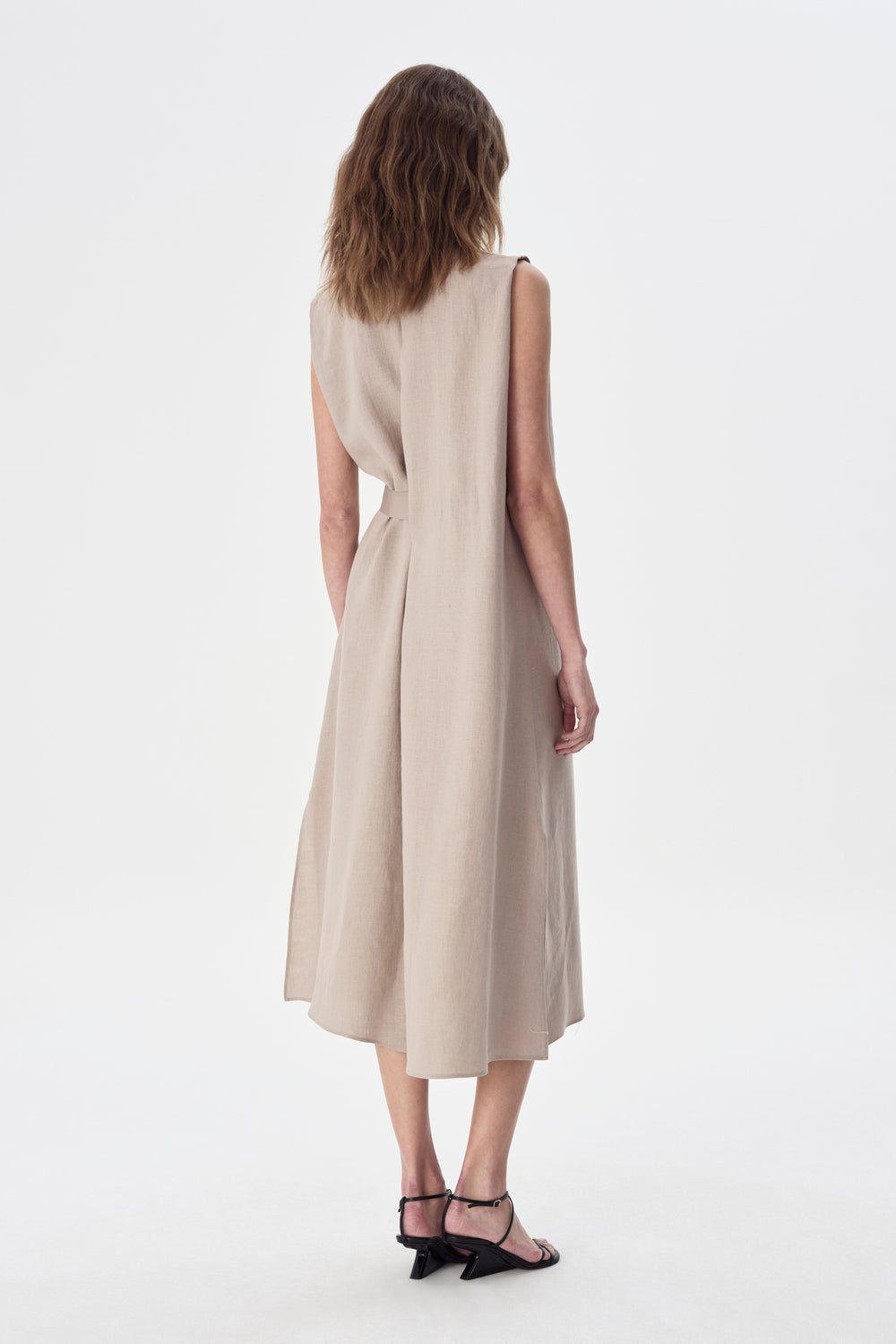 Judean Linen Shirt Dress