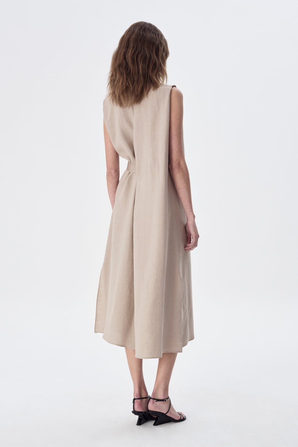 Judean Linen Shirt Dress