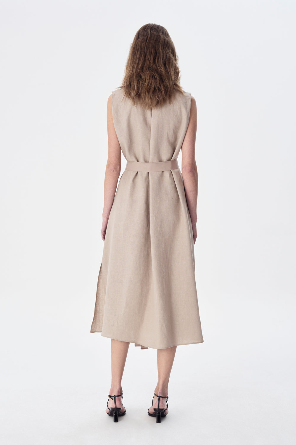 Judean Linen Shirt Dress