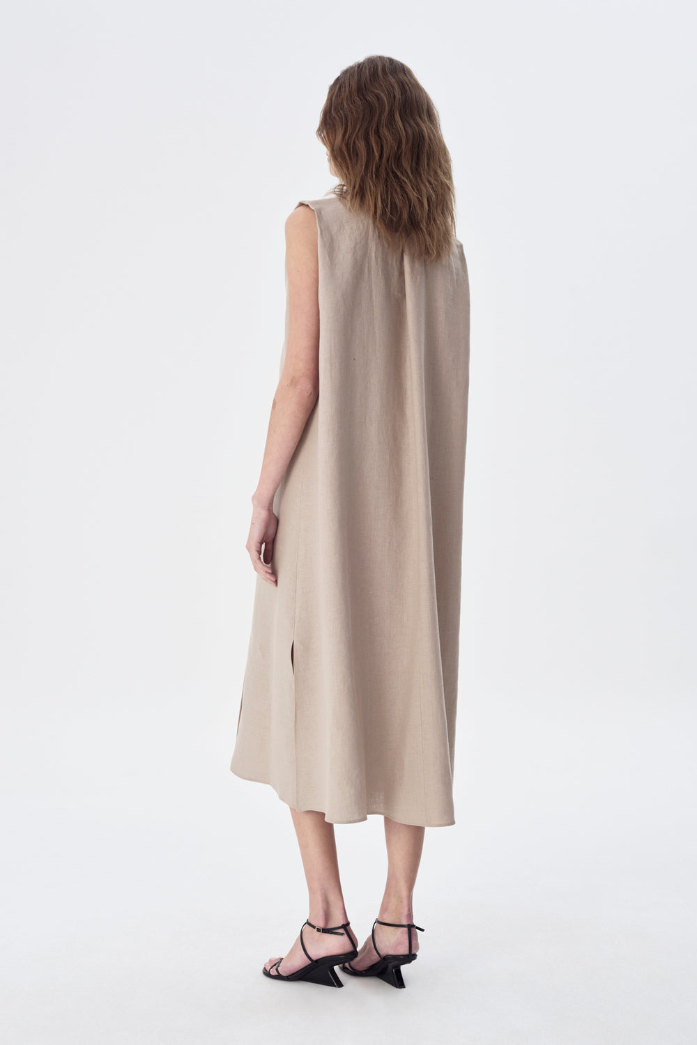 Judean Linen Shirt Dress