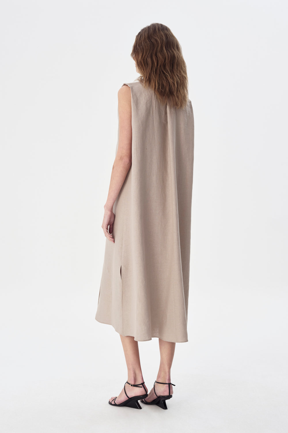 Judean Linen Shirt Dress
