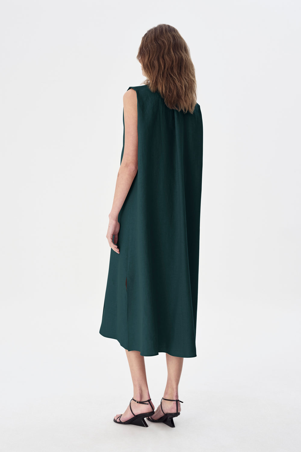 Judean Linen Shirt Dress