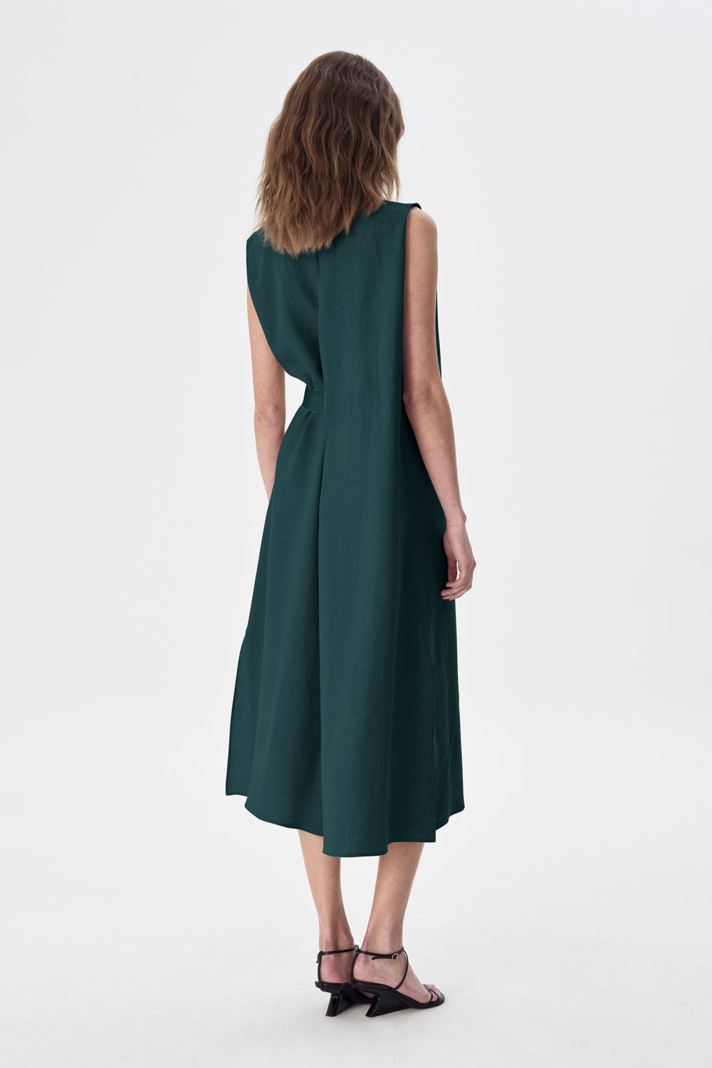 Judean Linen Shirt Dress