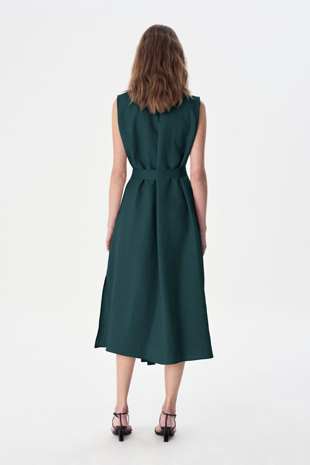 Judean Linen Shirt Dress