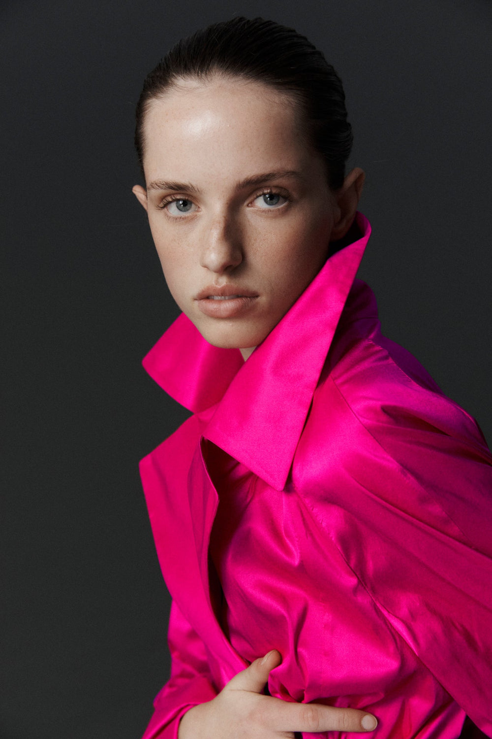 Luminous Trench Dress