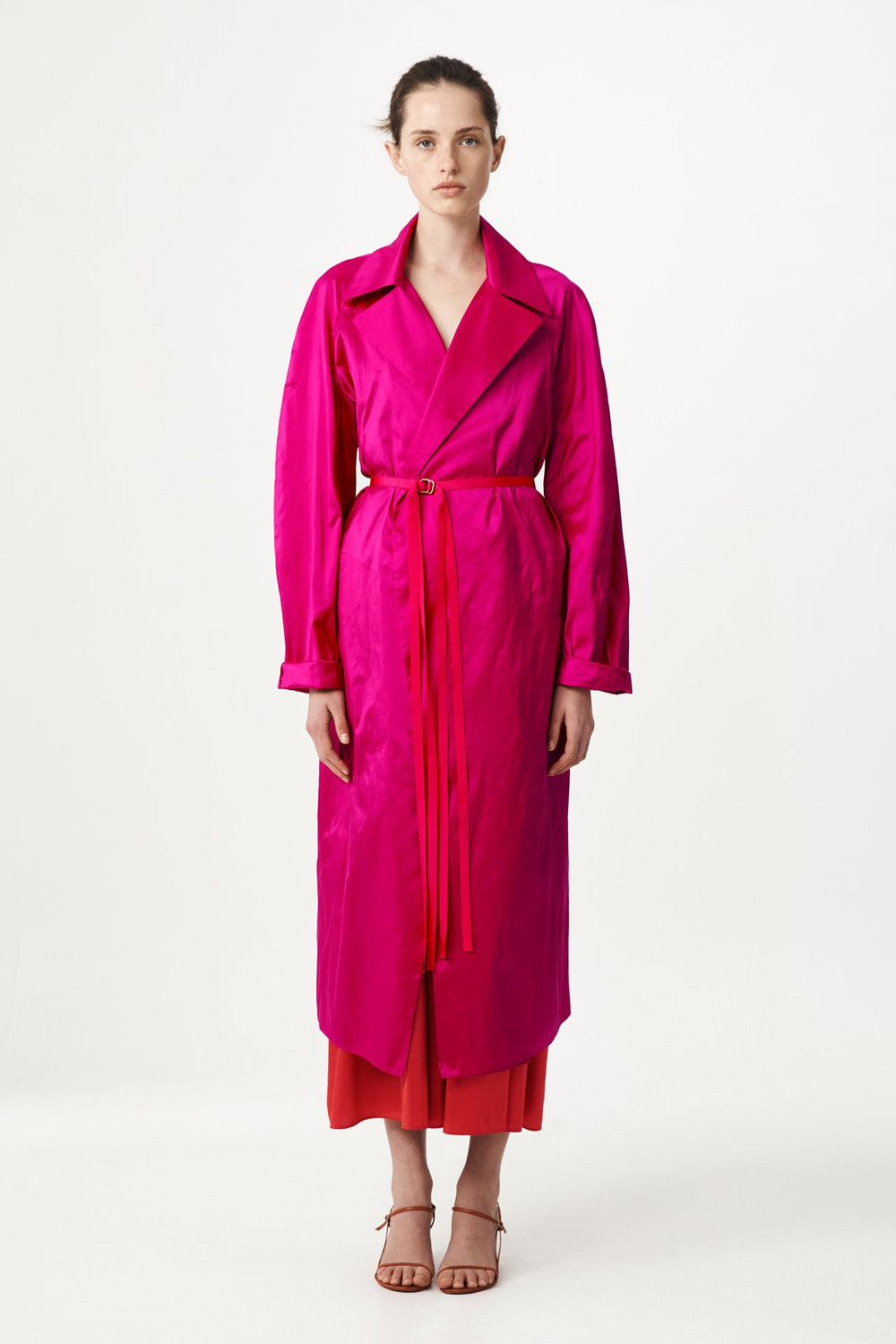 Luminous Trench Dress