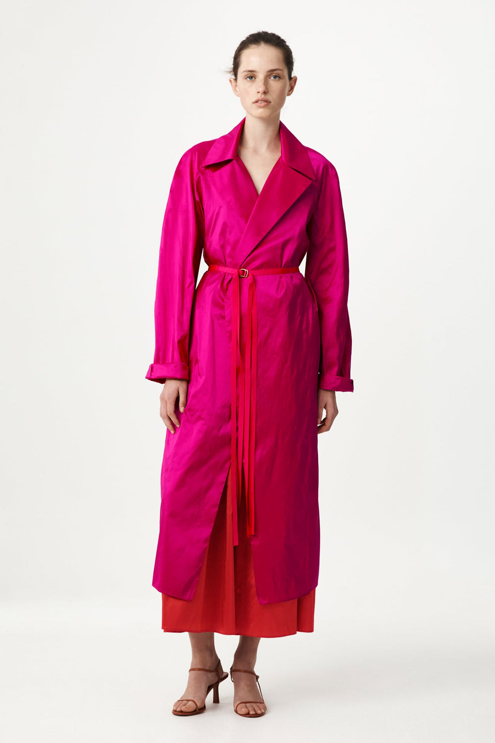 Luminous Trench Dress