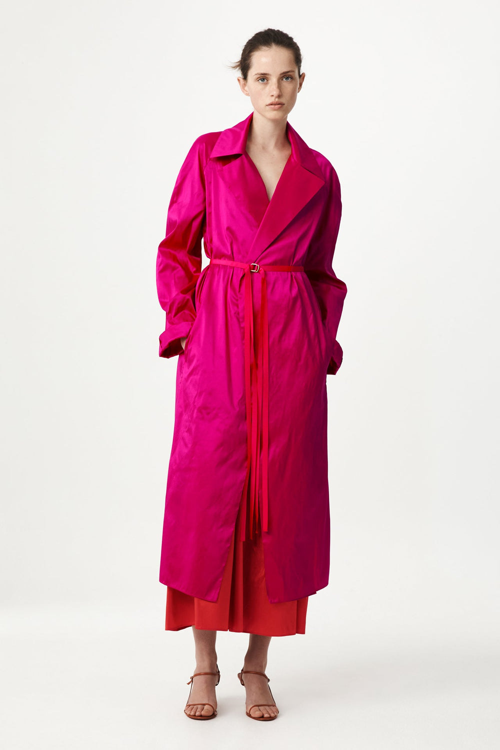 Luminous Trench Dress