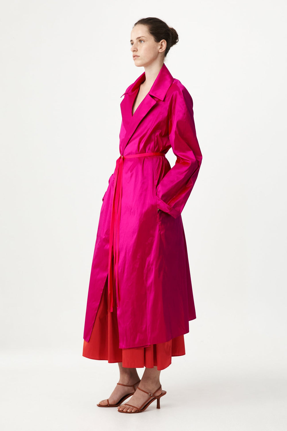 Luminous Trench Dress