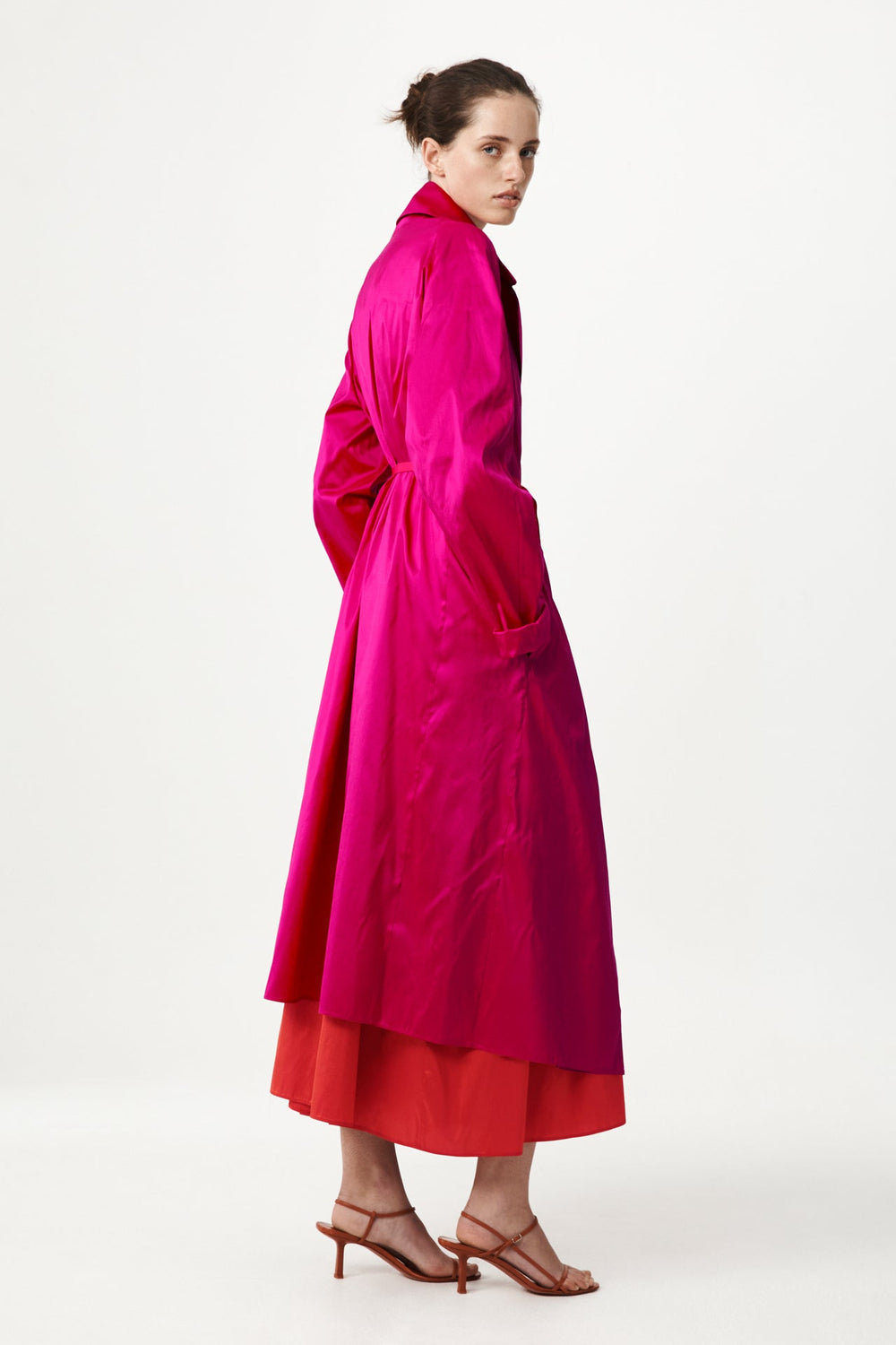 Luminous Trench Dress