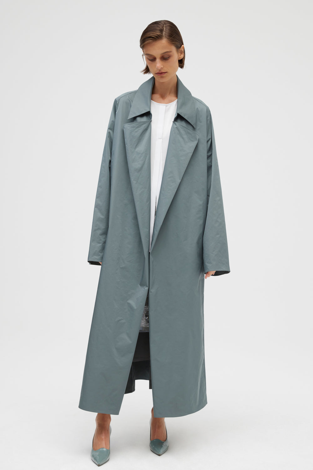 Midel Taffeta Coat