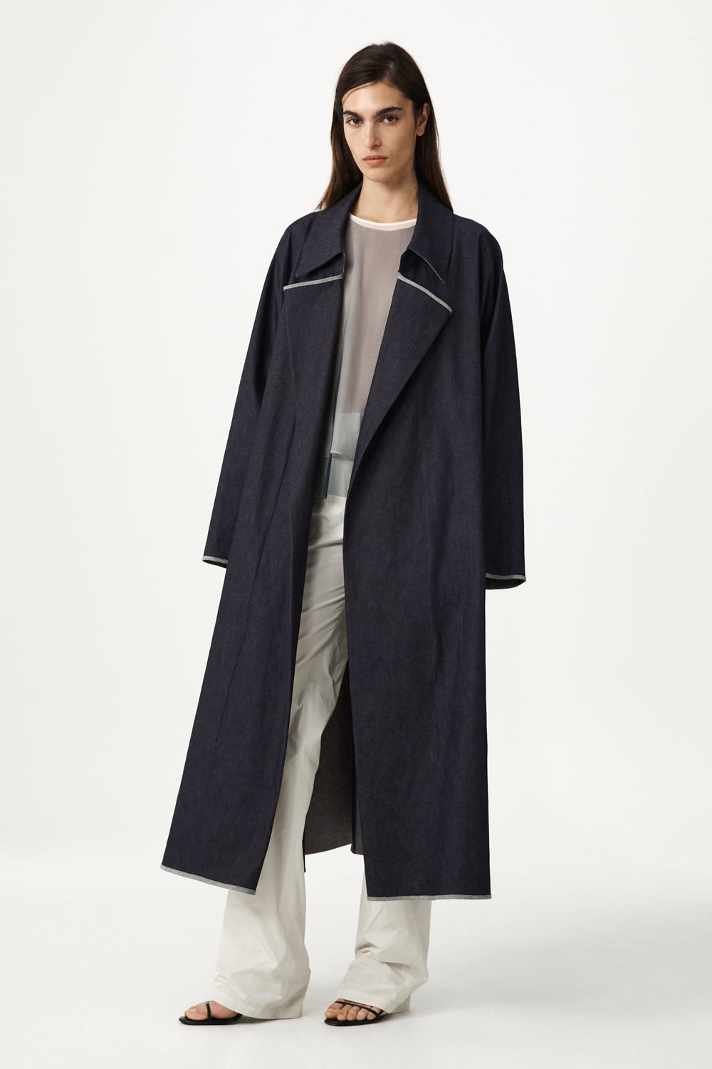 Oran Denim Trench