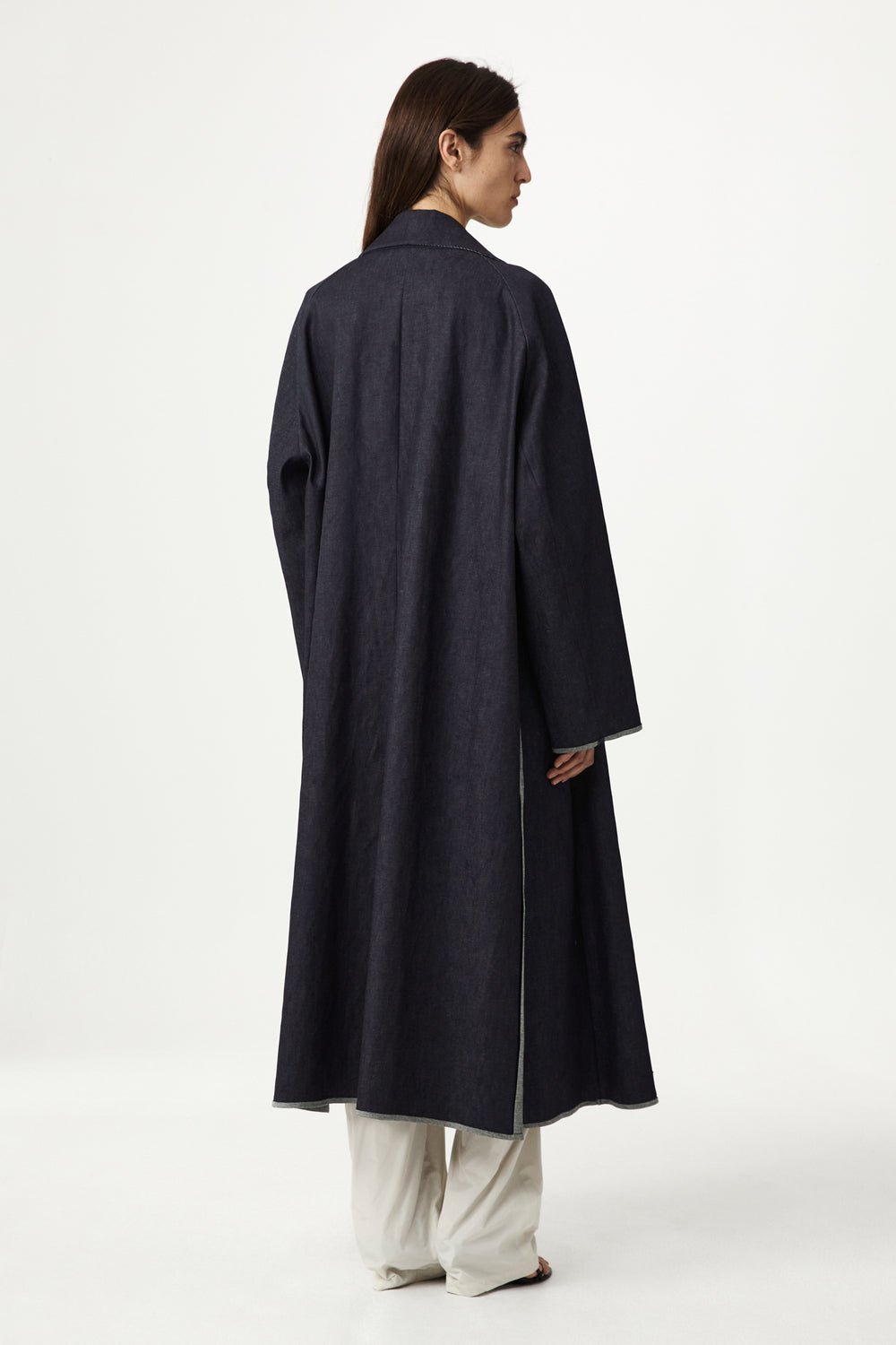 Oran Denim Trench