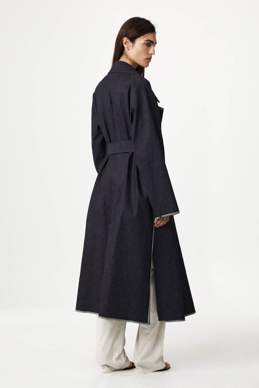 Oran Denim Trench