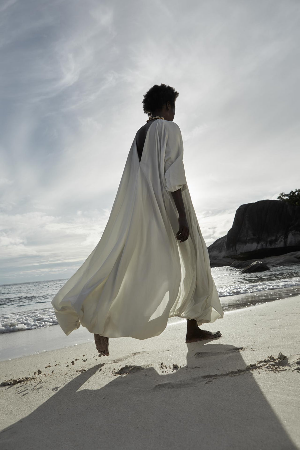 CARL KAPP SS2020 collection in Seychelles Six Senses Zil Pasyon | Six Senses dress