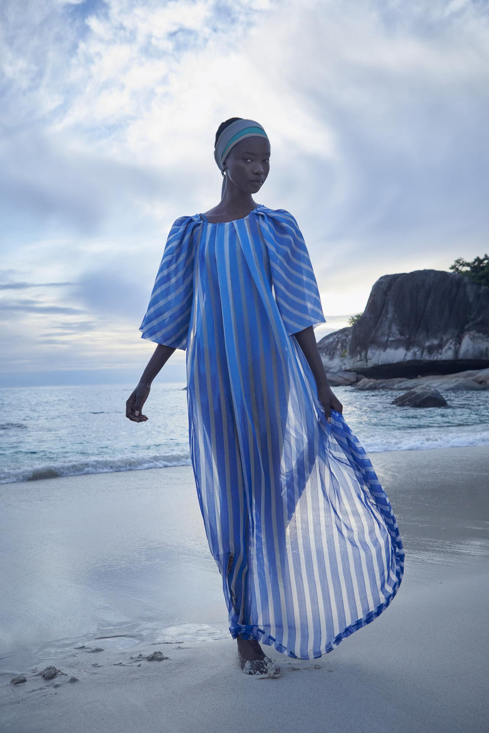 CARL KAPP SS2020 collection in Seychelles Six Senses Zil Pasyon | Mahe dress