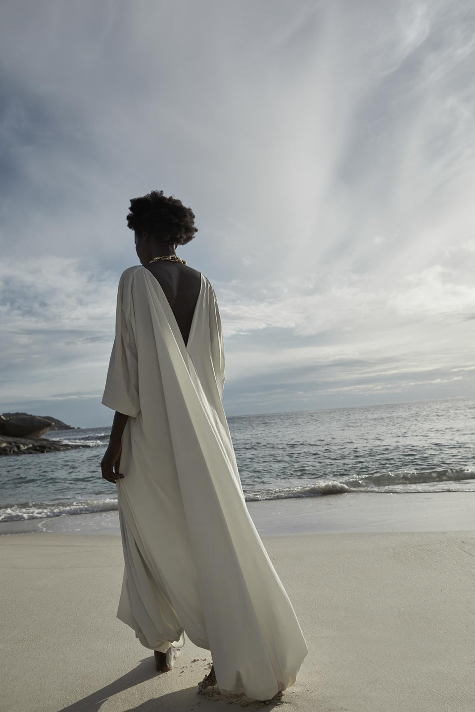 CARL KAPP SS2020 collection in Seychelles Six Senses Zil Pasyon | Six Senses dress