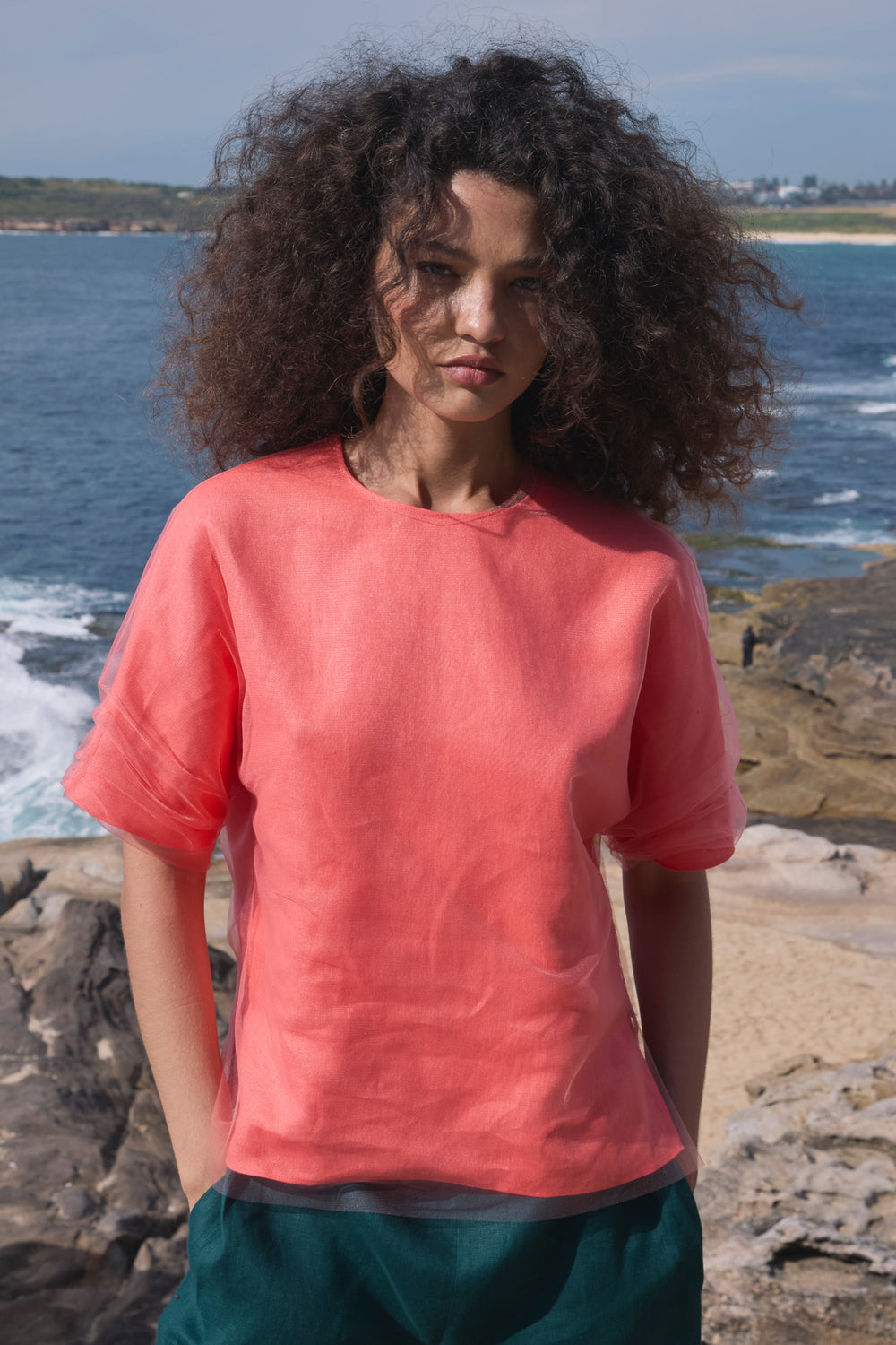 Tamborim Linen Top