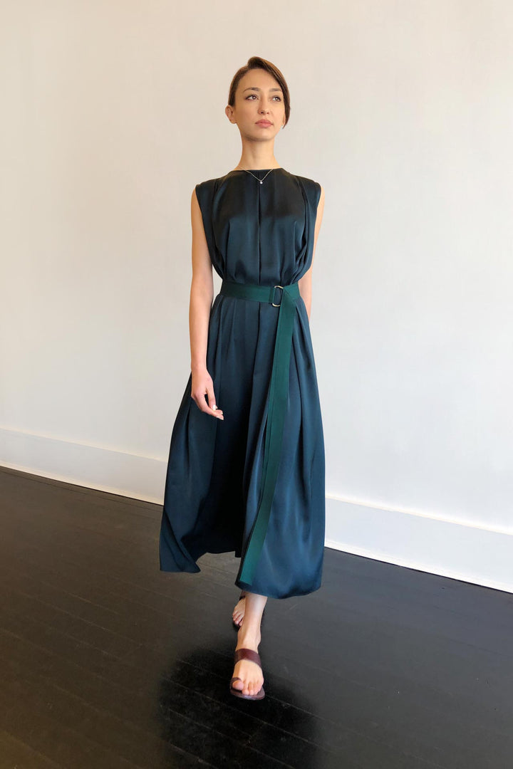 Fashion Designer CARL KAPP collection | Palm Onesize Fits All cocktail dress Green | Sydney Australia
