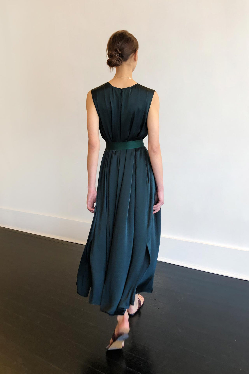 Fashion Designer CARL KAPP collection | Palm Onesize Fits All cocktail dress Green | Sydney Australia