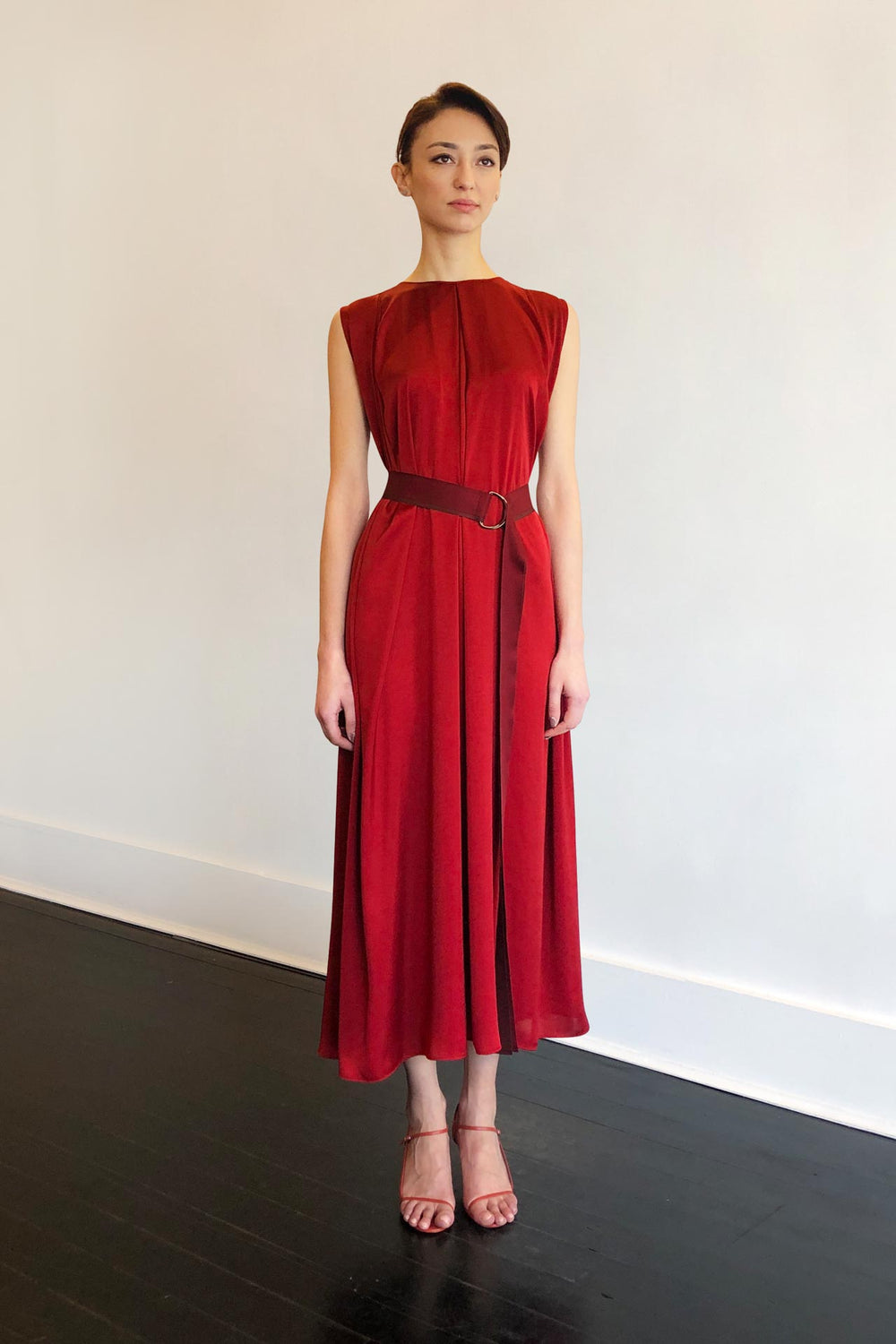 Fashion Designer CARL KAPP collection | Palm Onesize Fits All cocktail dress Red | Sydney Australia