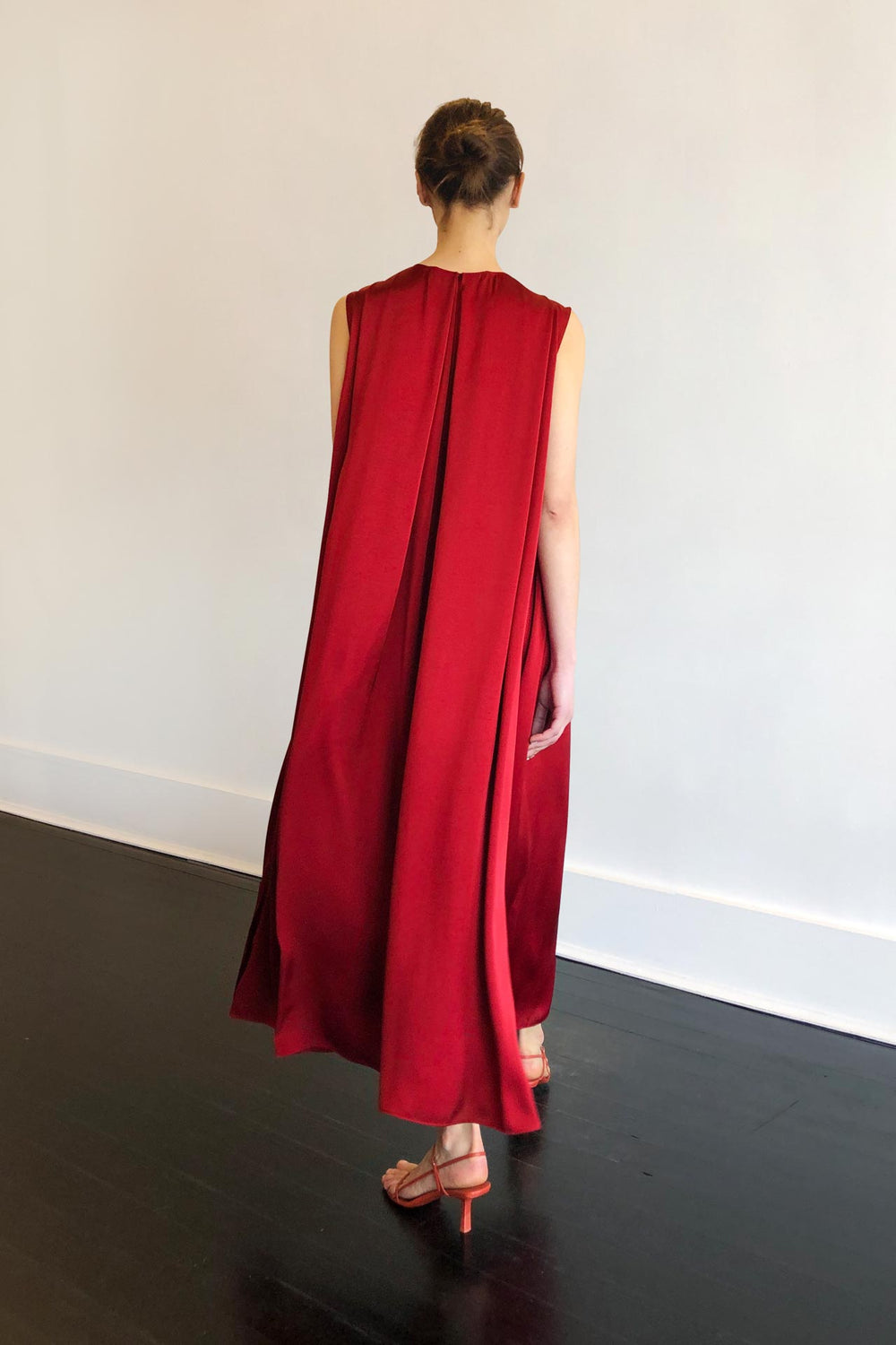 Fashion Designer CARL KAPP collection | Palm Onesize Fits All cocktail dress Red | Sydney Australia