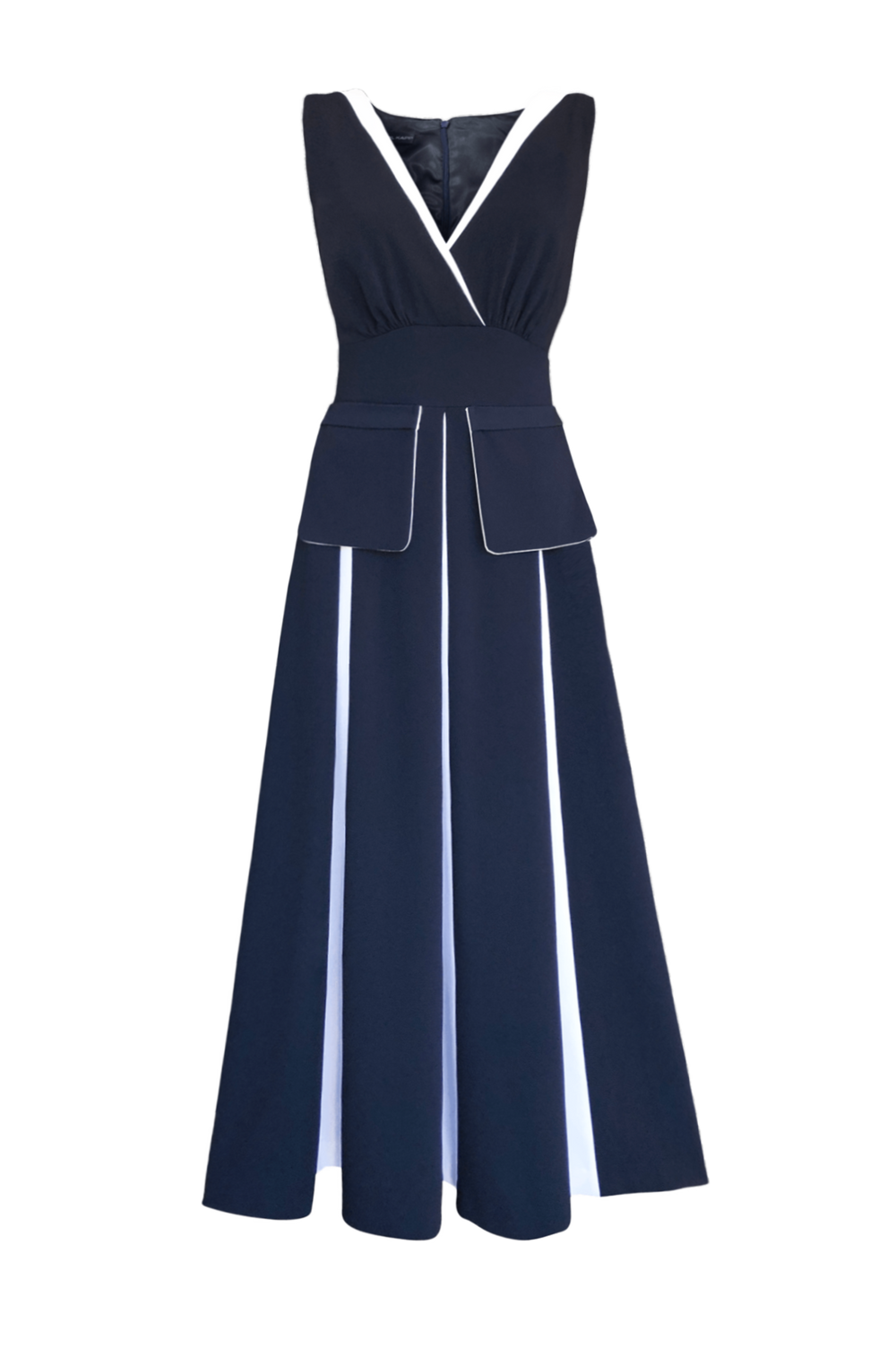 Fashion Designer CARL KAPP collection | Bella Dress Navy | Sydney Australia